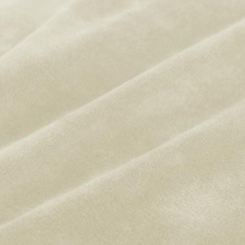 ZNSAYOTX Luxury Velvet Couch Cover, Grey, 72"-92" Stretch Sofa Protector — Beige