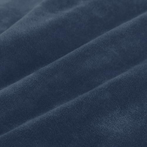 ZNSAYOTX Luxury Velvet Couch Cover, Grey, 72"-92" Stretch Sofa Protector — Navy Blue