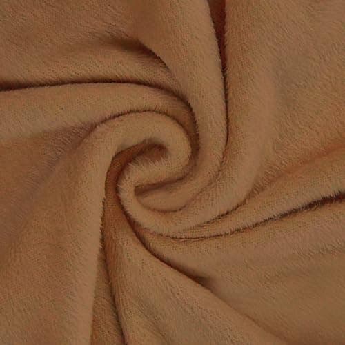 U-NICE HOME Velvet Sofa Covers for 3 Cushion Couch (Large, Chocolate) — Camel