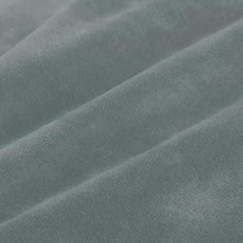 ZNSAYOTX Luxury Velvet Couch Cover, Grey, 72"-92" Stretch Sofa Protector — Light Grey