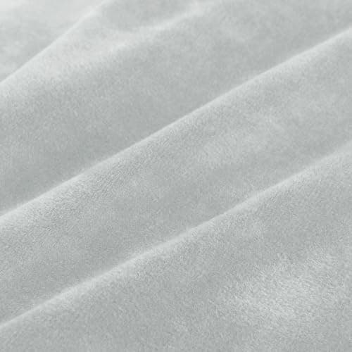 ZNSAYOTX Luxury Velvet Couch Cover, Grey, 72"-92" Stretch Sofa Protector — Silver Grey