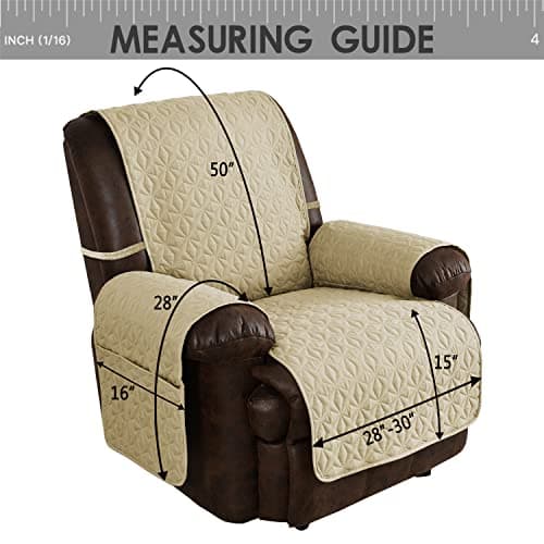 Waterproof Recliner Chair Covers for Pets and Dogs