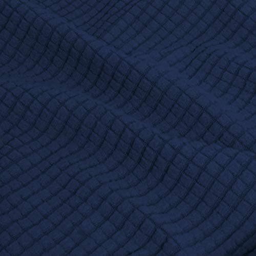 Easy-Growing Couch Cover with 3 Cushion Covers, Dark Gray Spandex Protector — Navy