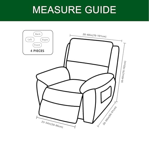 CRFATOP Stretch Recliner Cover Slipcovers for Lazy Boy Furniture