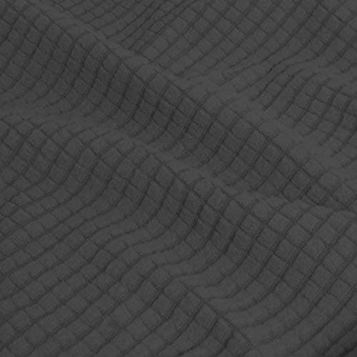 Easy-Growing Couch Cover with 3 Cushion Covers, Dark Gray Spandex Protector
