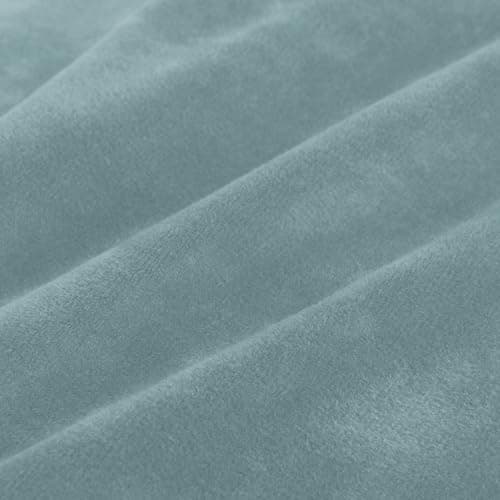 ZNSAYOTX Luxury Velvet Couch Cover, Grey, 72"-92" Stretch Sofa Protector — Stone Blue