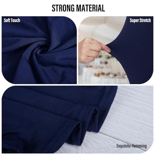 Elastic Chair Covers for Event Decor (Navy Blue)