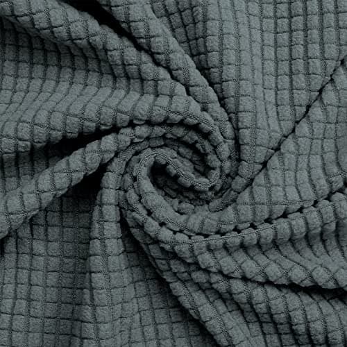 Oversized Sofa Slipcovers for 3 Cushion Couch with Elastic Bottom, Suitable for Kids and Pets (X-Large, Black) — Grey