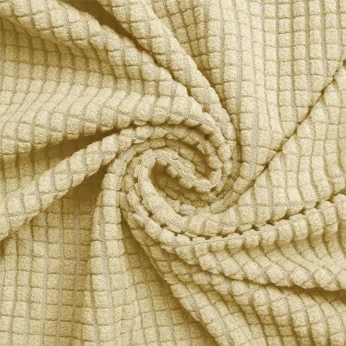 Oversized Sofa Slipcovers for 3 Cushion Couch with Elastic Bottom, Suitable for Kids and Pets (X-Large, Black) — Champagne