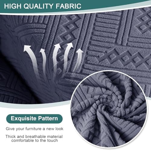 Ruaozz Oversized Reclining Armless Chair Cover