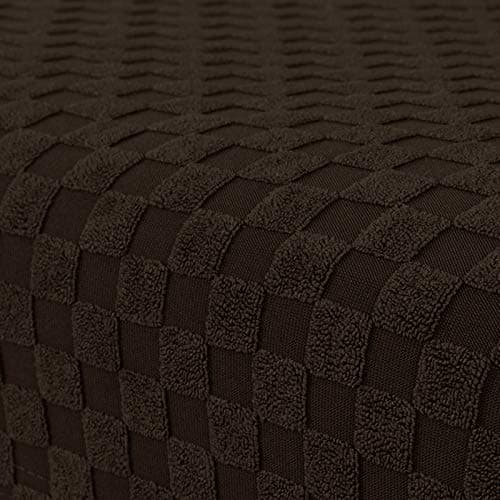 MAXIJIN 4-Piece Dark Gray Non-Slip Couch Cover for 3-Cushion Sofa Pet Friendly — Dark Coffee