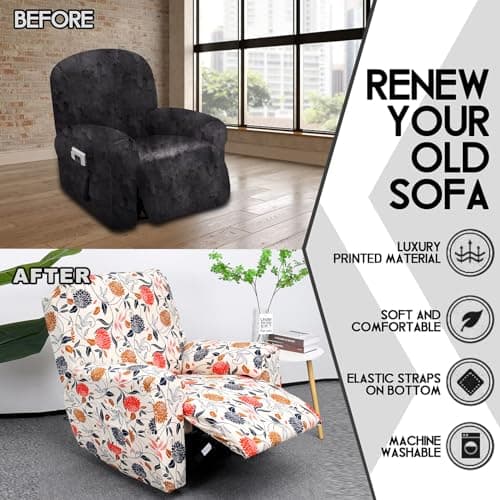 CRFATOP Stretch Recliner Cover Slipcovers for Lazy Boy Furniture