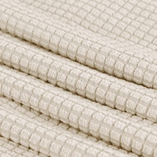 Stretch Reclining Loveseat Cover with Middle Console for 2-Seat Recliner, Pale Brown — Beige